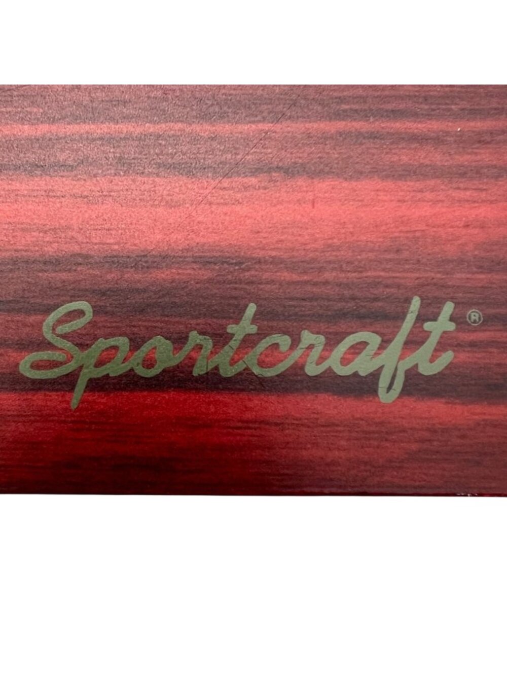 Sportcraft Wooden Poker Set With 12g Chips Cards & Buttons In Wood Grain Case - Picture 7 of 9